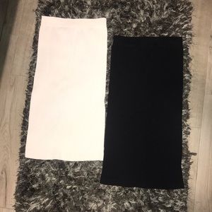 Ribbed straght skirts size S